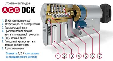 строение DCK
